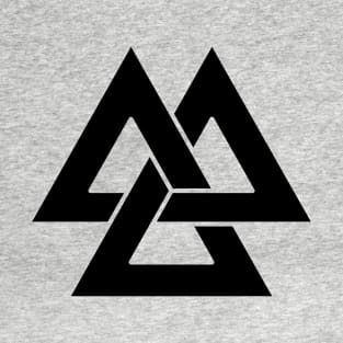 Ritual viking valknut amulet graphic illustration T-Shirt